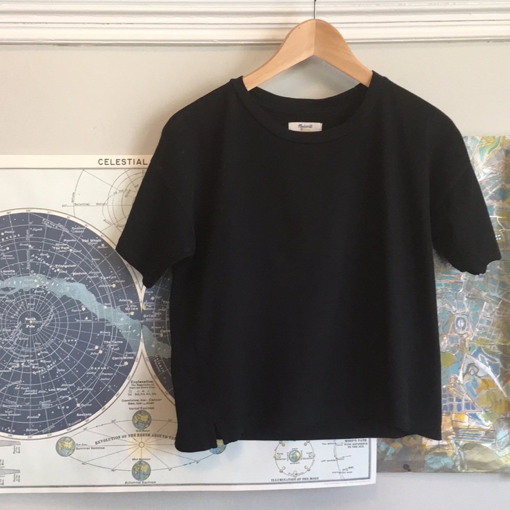 Madewell boxy crop t-shirt